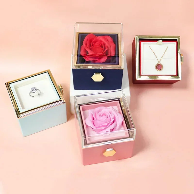 Eternal Rose Spin Display Jewelry Box - Image 1