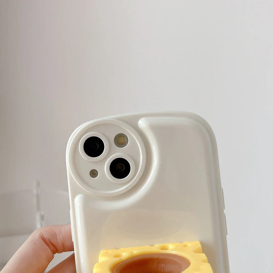 Cheese Lover Mouse iPhone Case - Image 5