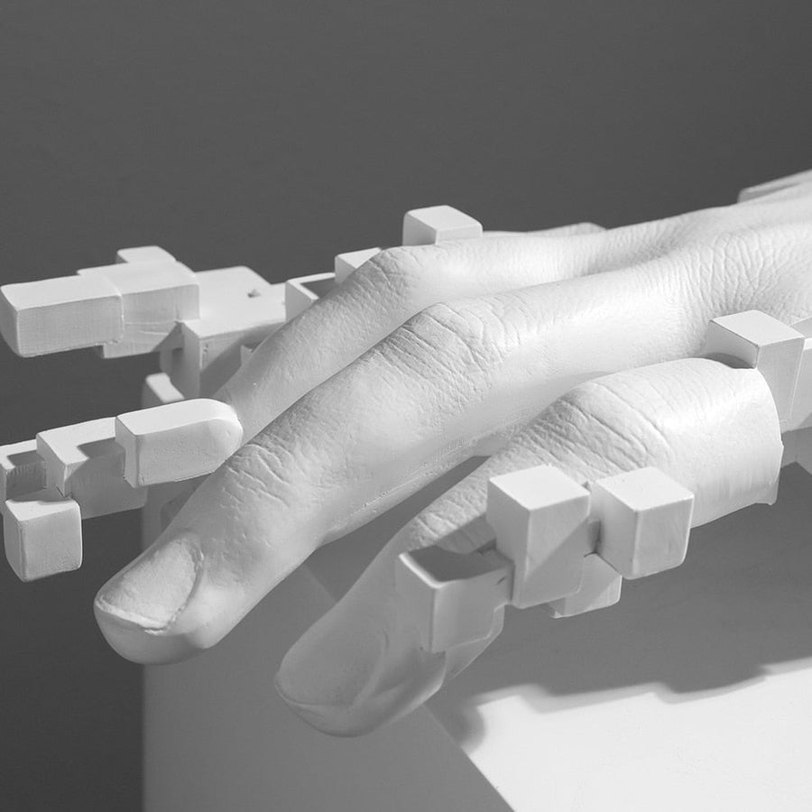 Modern Artful Touches Hand Statue Decor - Image 4