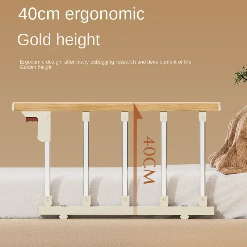 Sleep Guard Elderly Assist Anti-fall Foldable Bed Rail Barrier - Image 4