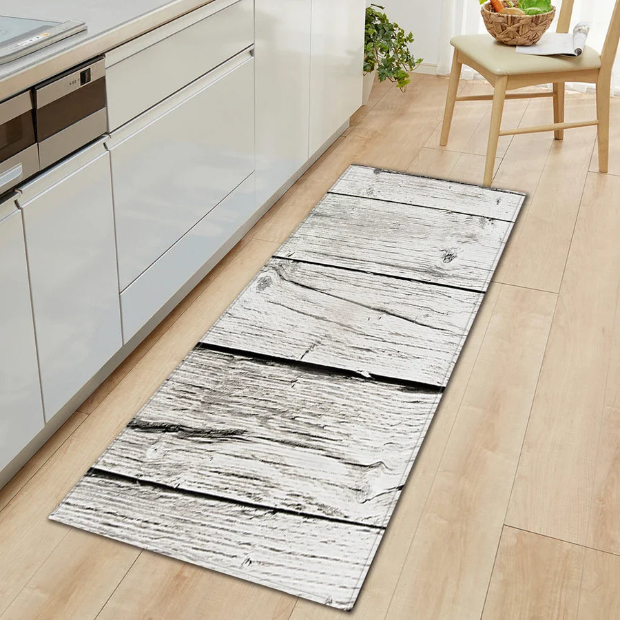 Vintage Wood Look Non-slip Cute Rugs - Image 5