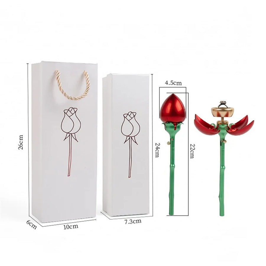 Eternal Rose Rotating Jewelry Box - Image 3
