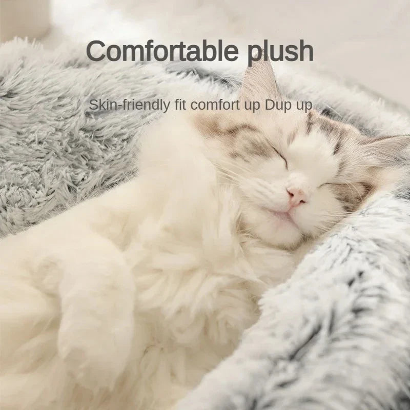 Snuggle Nest Plush Covered Pet Bed - Image 3