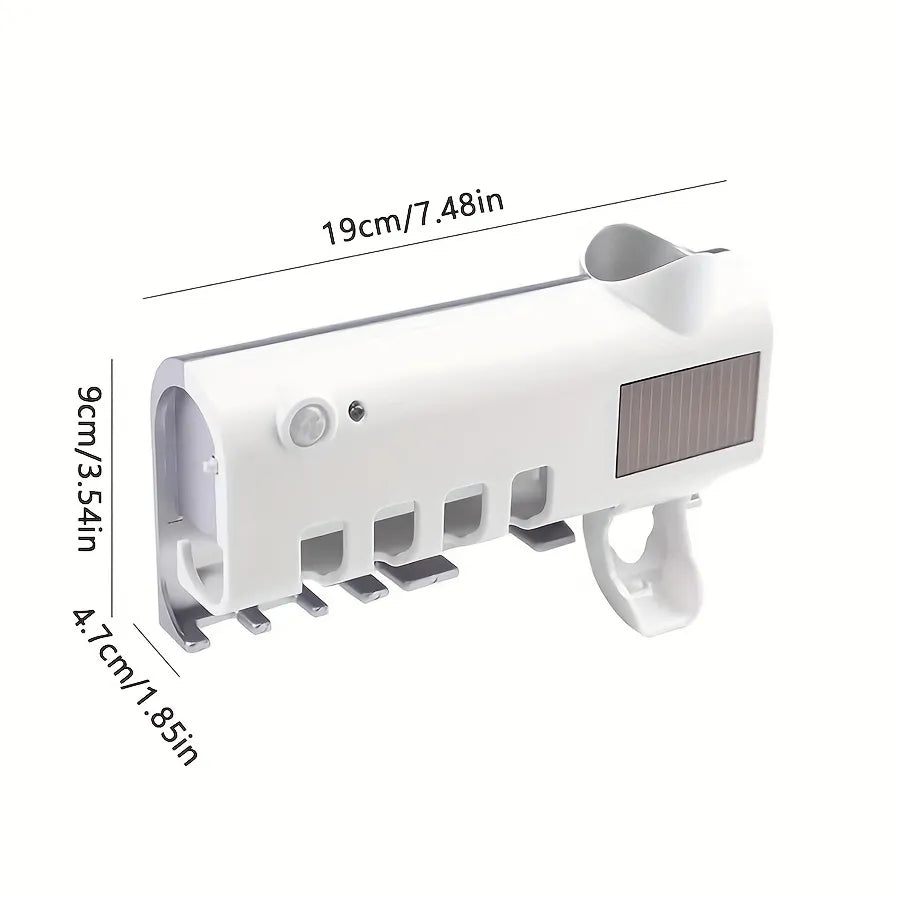 Automatic Toothpaste Dispenser Bathroom Organizer Rack - Image 5