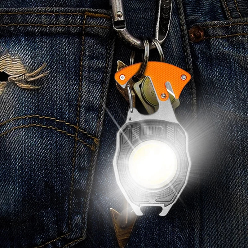 Ultimate COB Multifunction Rechargeable Built-in Ligther Work Light - Image 4