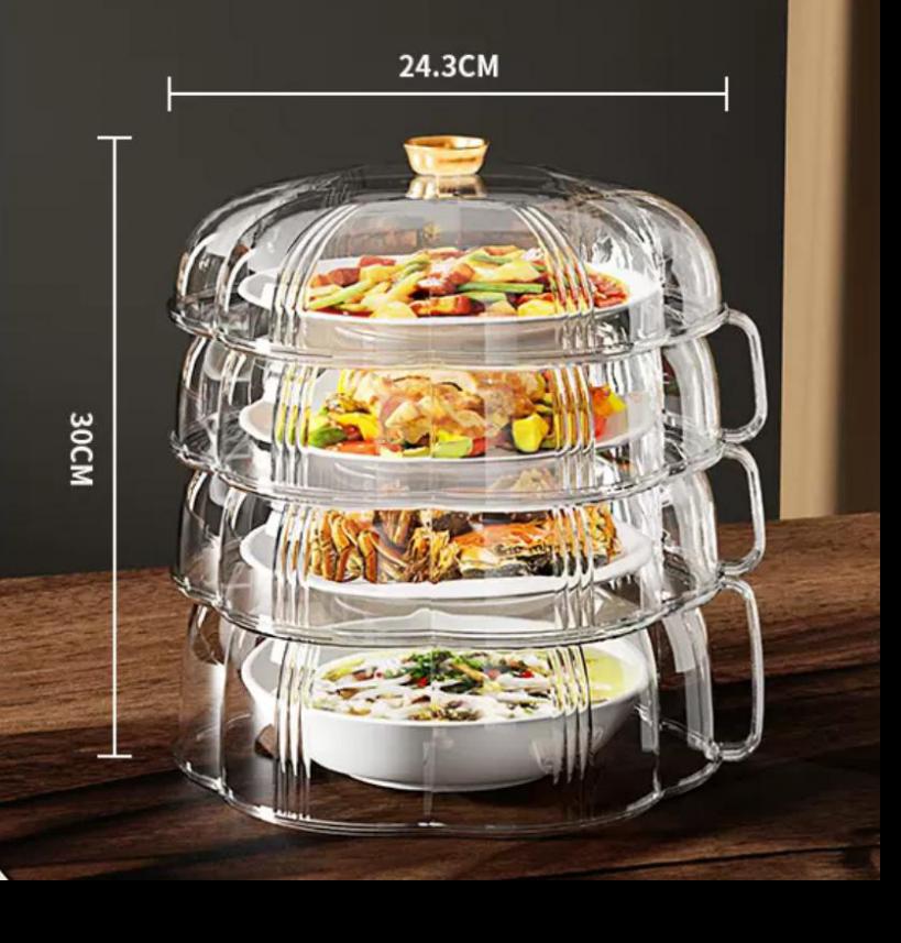 Heat Protector Stackable Food Cover - Image 15