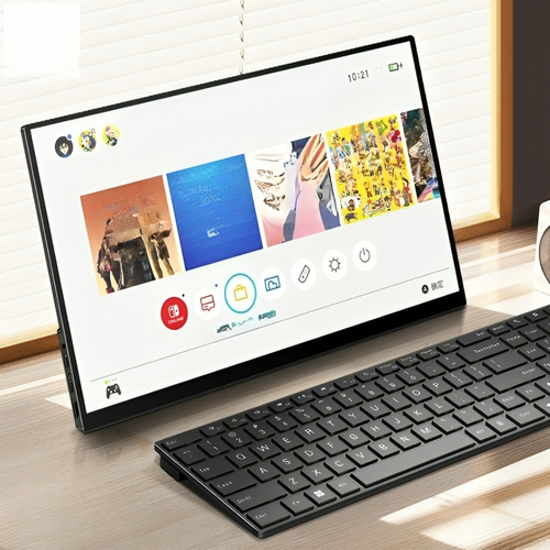 Dual Speaker IPS Display Touch Screen Portable Monitor - Image 0