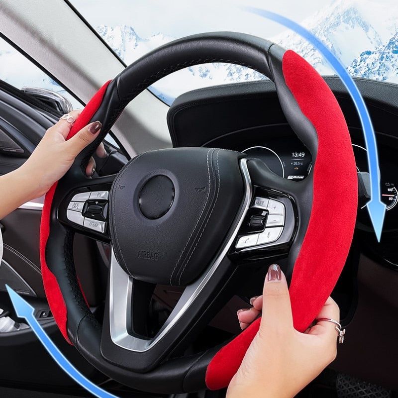Safe Drive Anti-Skid Car Steering Wheel Cover - Image 4