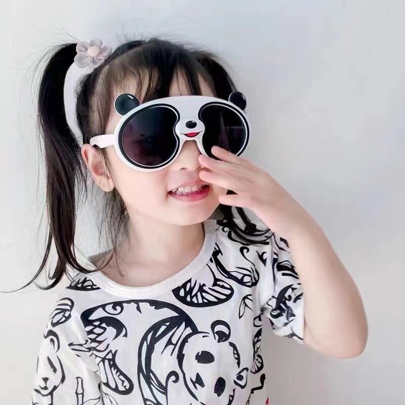 Cute Panda Soft Bracket Kids Sunglasses - Image 7