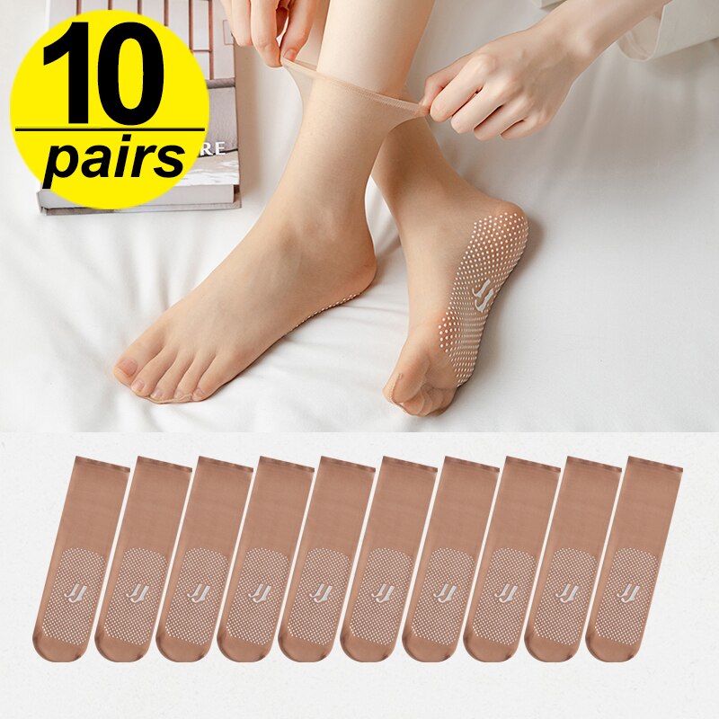Summer Type Breathable Ultra-thin Silk Women Socks - Image 9