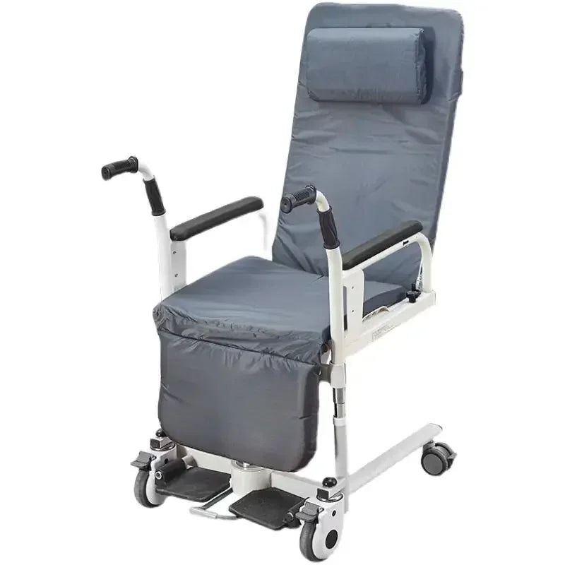 Height Adjustable Armrest Patient Transfer Mobility Chair - Image 6