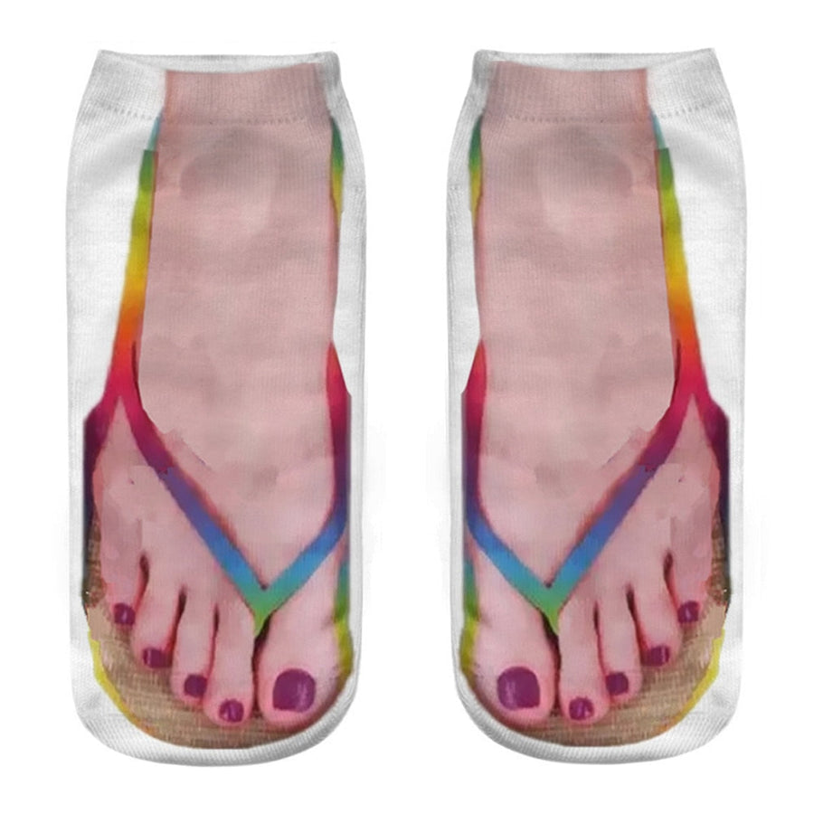3D Printed Funny Creative Ankle Socks - Image 6