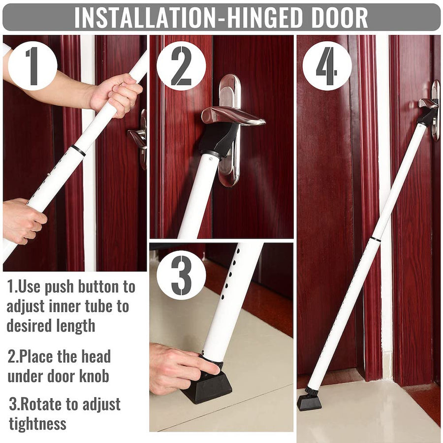 Adjustable Door Security Safety Bar - Image 3