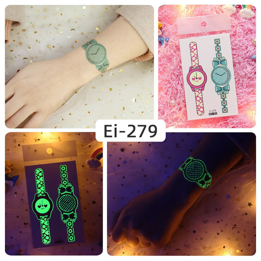Luminous Temporary Tattoo Watch Sticker - Image 8