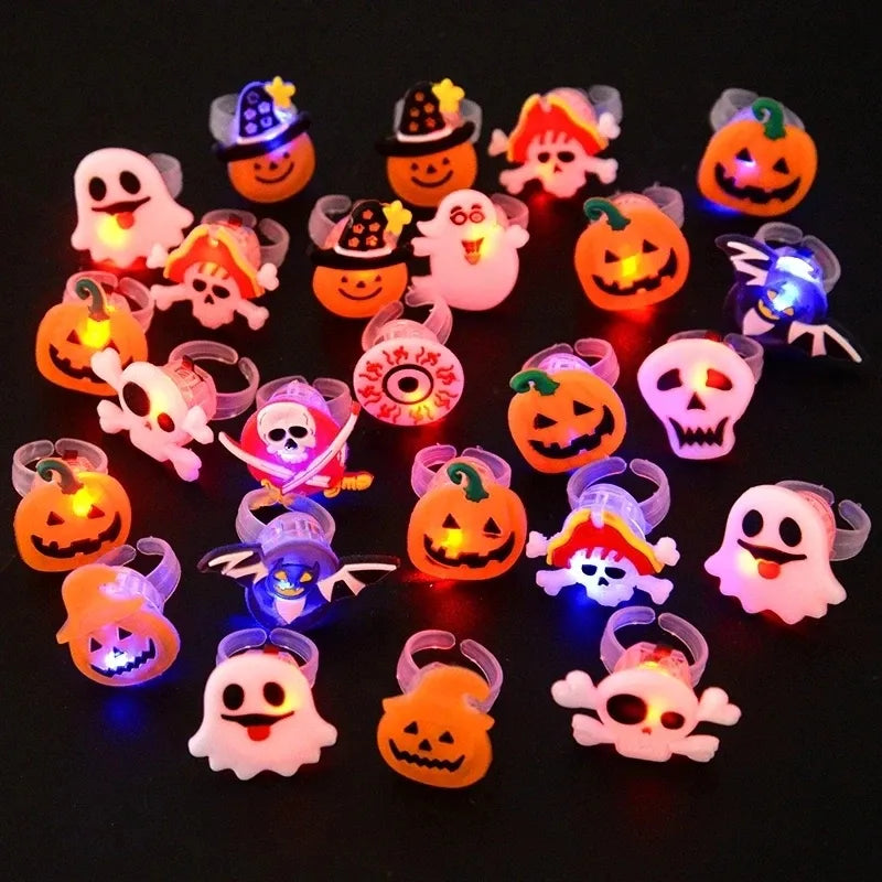 Glow Ghost Spooky Rings - Image 1