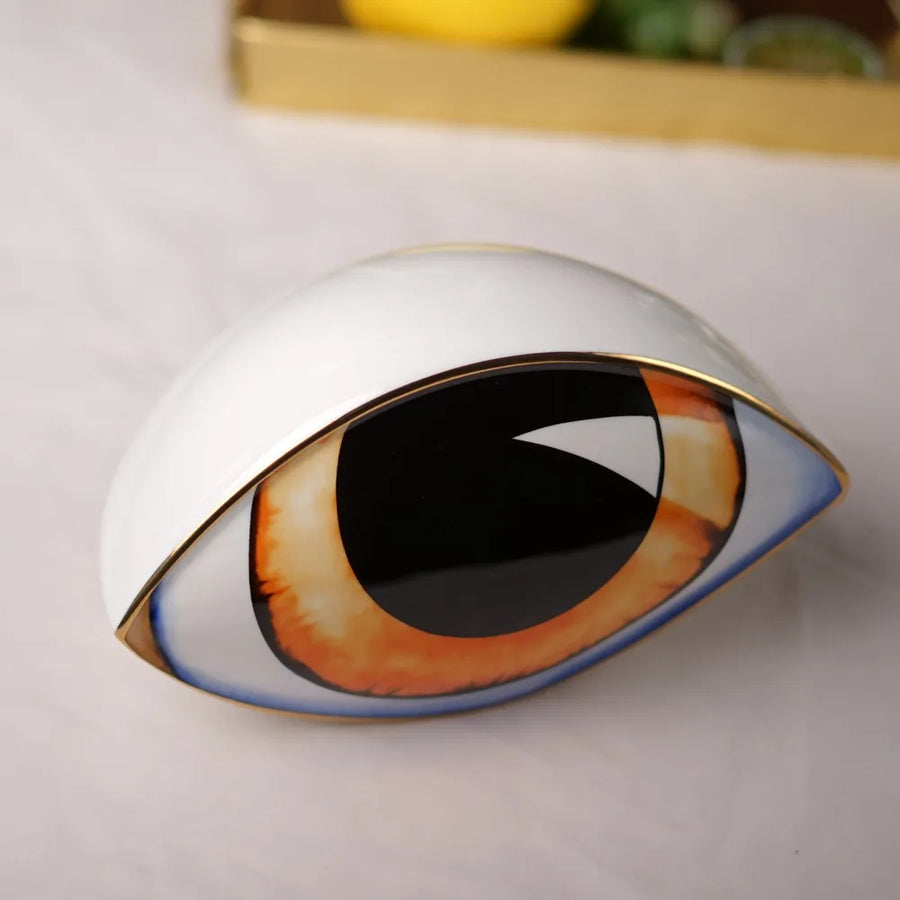 Mystic Eye Sculpture Ceramic Home Decor - Image 4
