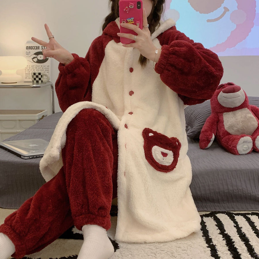 Cozy Thick Winter Blanket Pajamas - Image 6