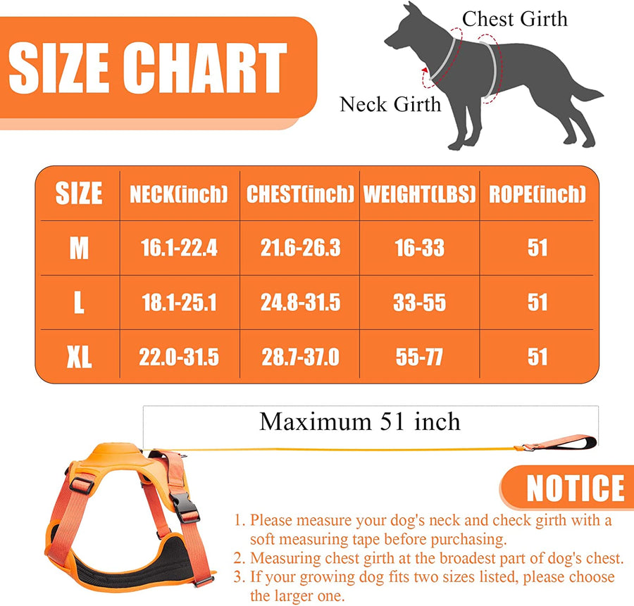 No-Pull Adjustable Comfy Dog Leash Harness - Image 4