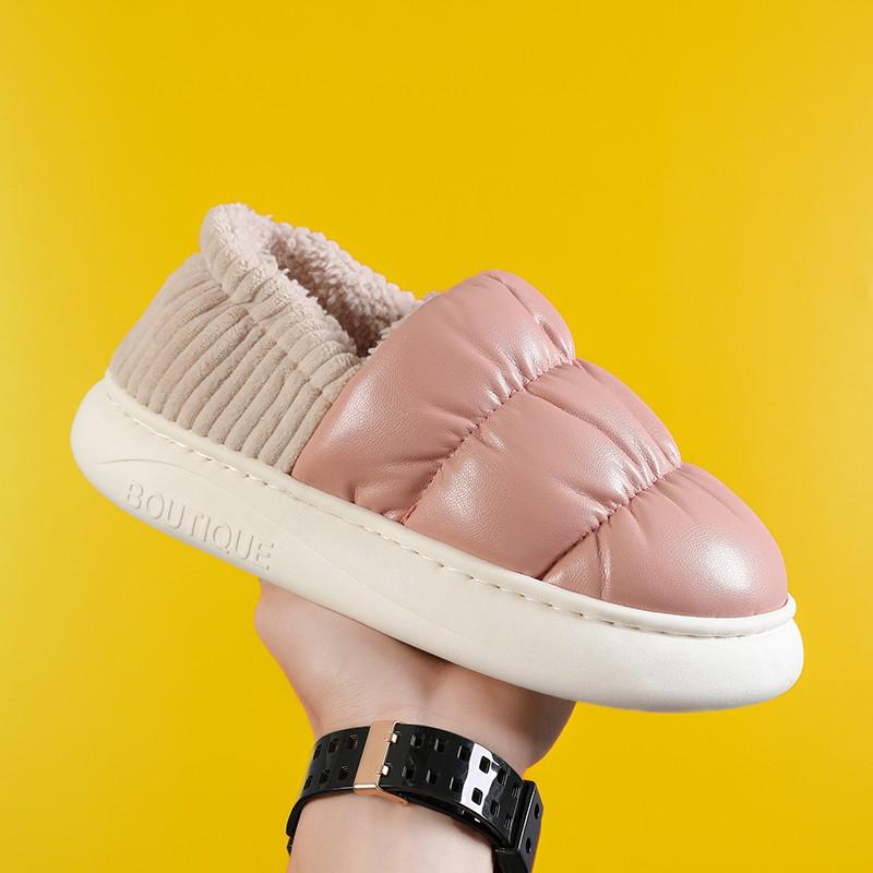 Winter Time Home Plush Slippers - Image 1