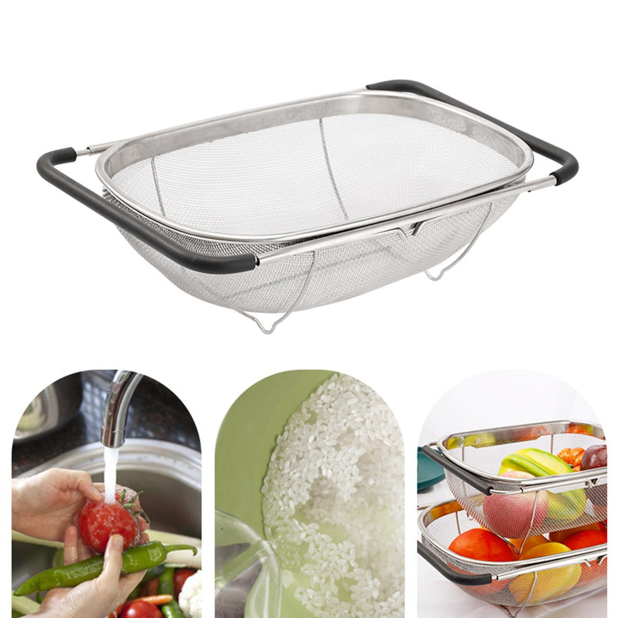 Over The Sink Telescopic Dish Rack - Image 3