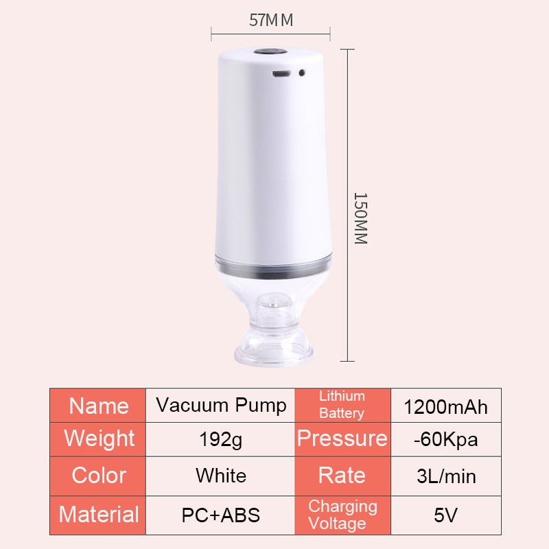 Quick Seal USB Powered Mini Vacuum - Image 5