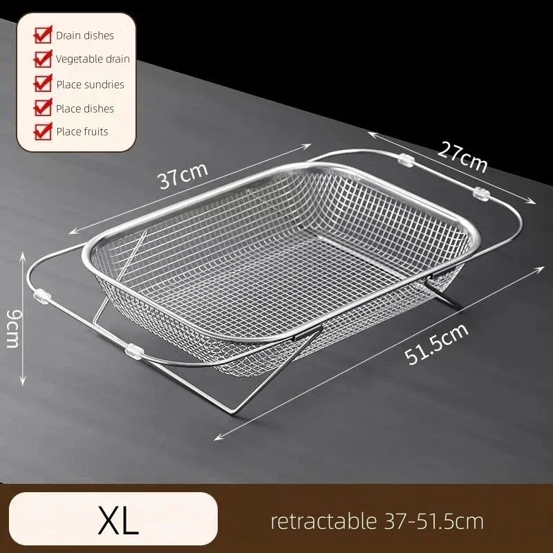 Space-Saving Over-Sink Mesh Strainer Rack - Image 10