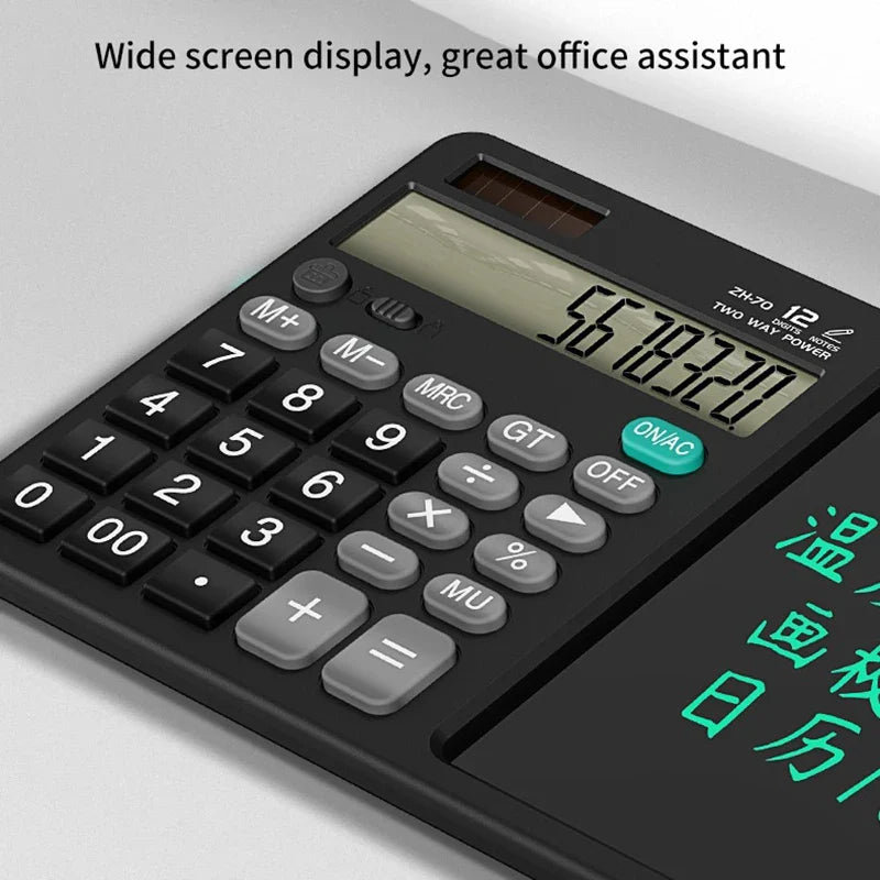Portable Scientific LCD Notepad Calculator - Image 1