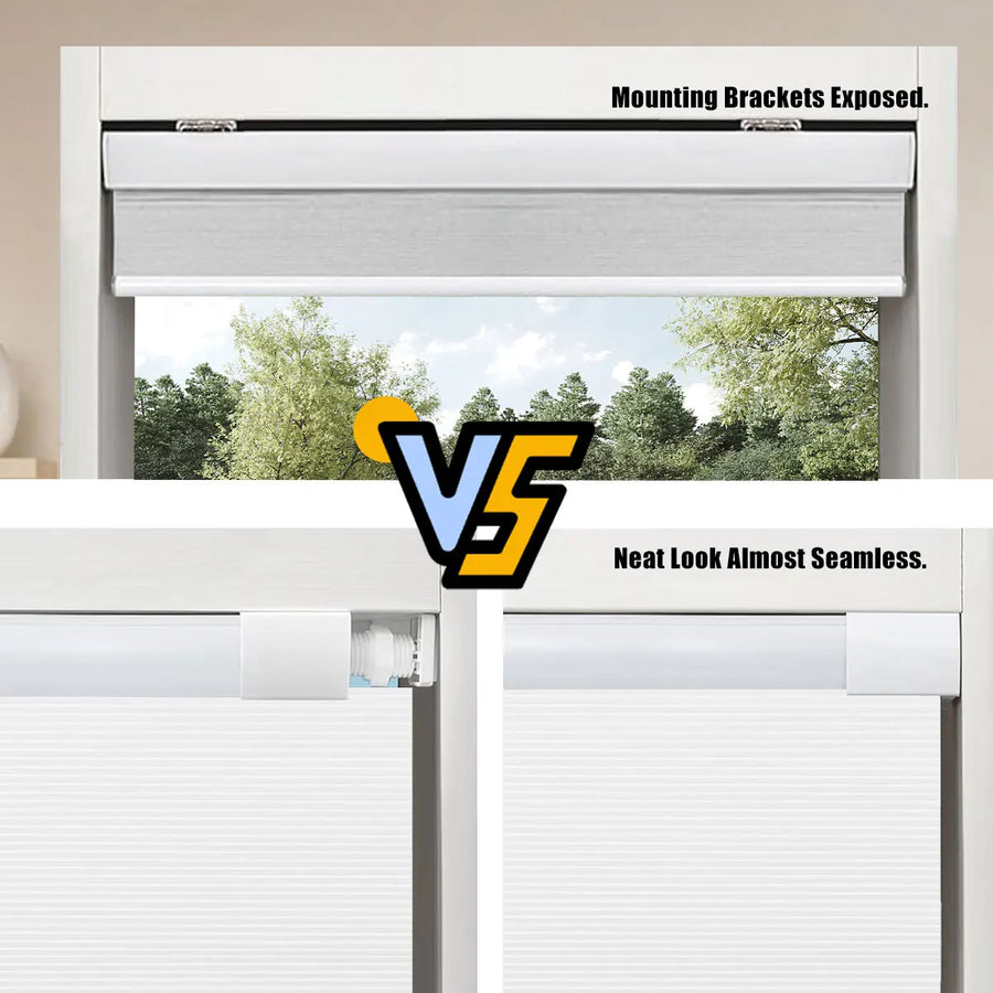 Blackout No-Drill Cordless Honeycomb Blinds - Image 3