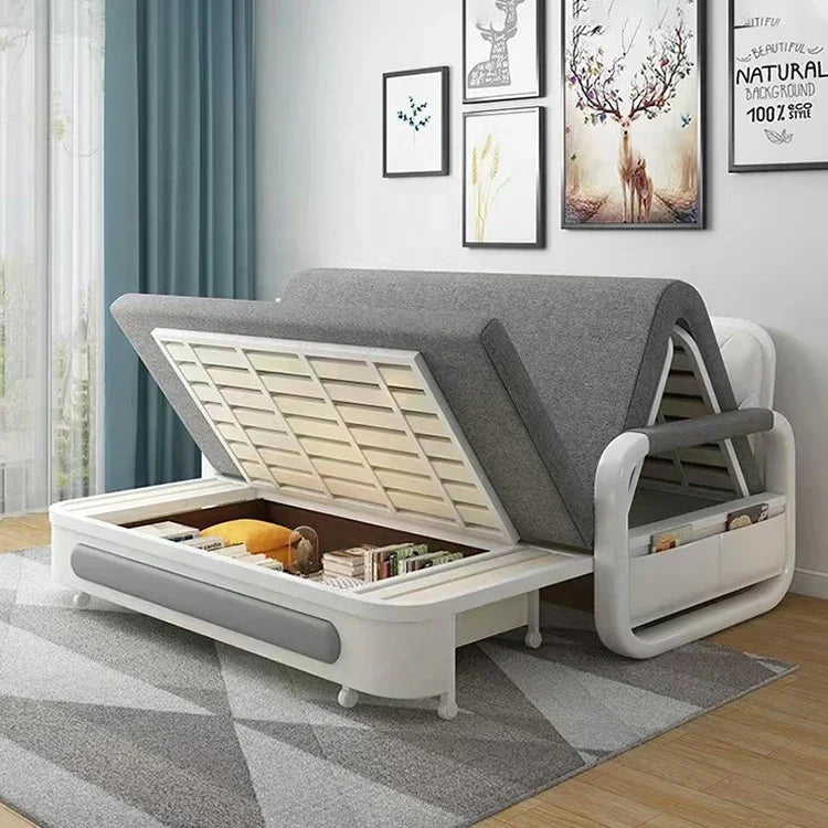 Modern Space-Saving Built-In Storage Sofa Bed - Image 1