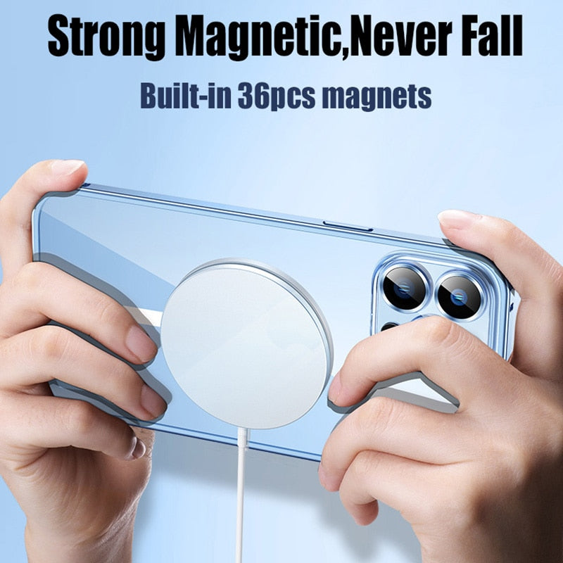 Metal Bumper Aluminum Magnetic Phone Case - Image 1