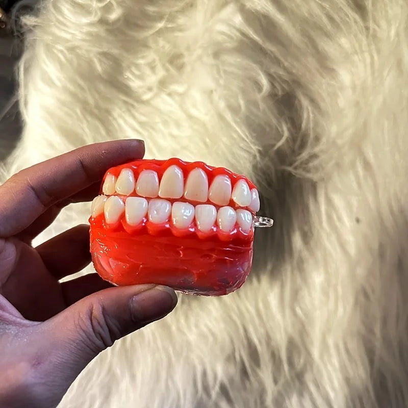 All Smiles Funny Teeth AirPods Cover Case