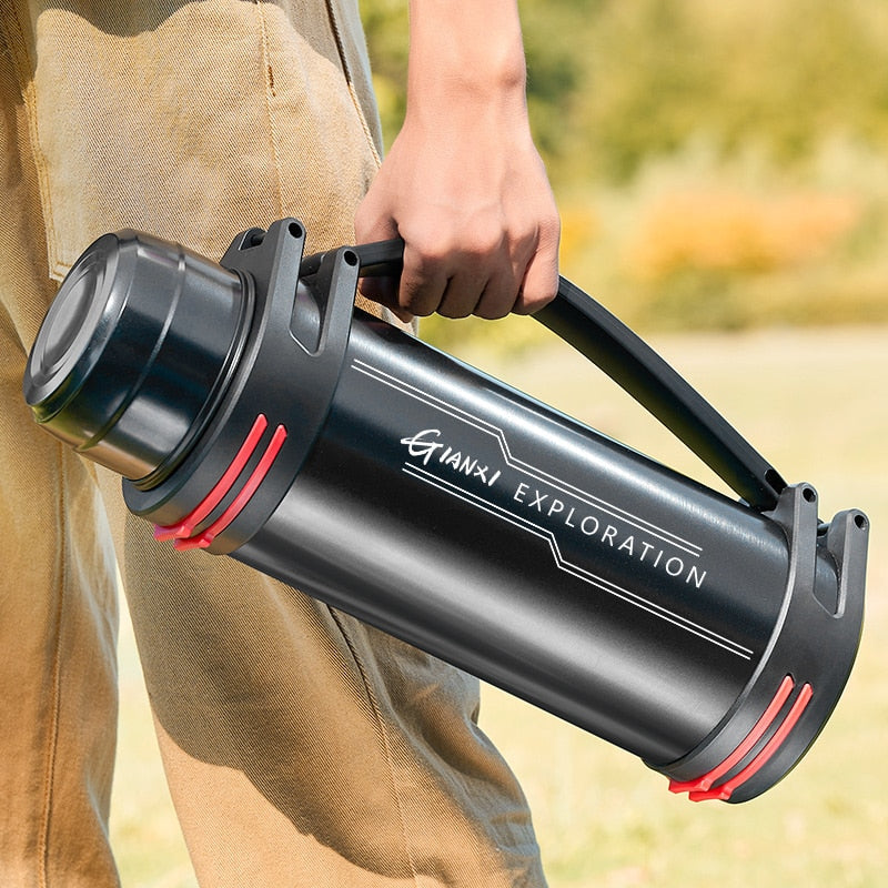 Giant Drink Stainless Steel Thermos Bottle - Image 1