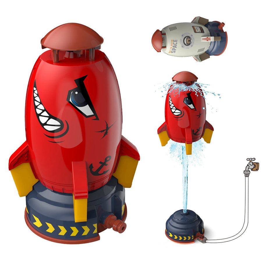 Water Spray Space Rocket Launcher Kids Toy - Image 7