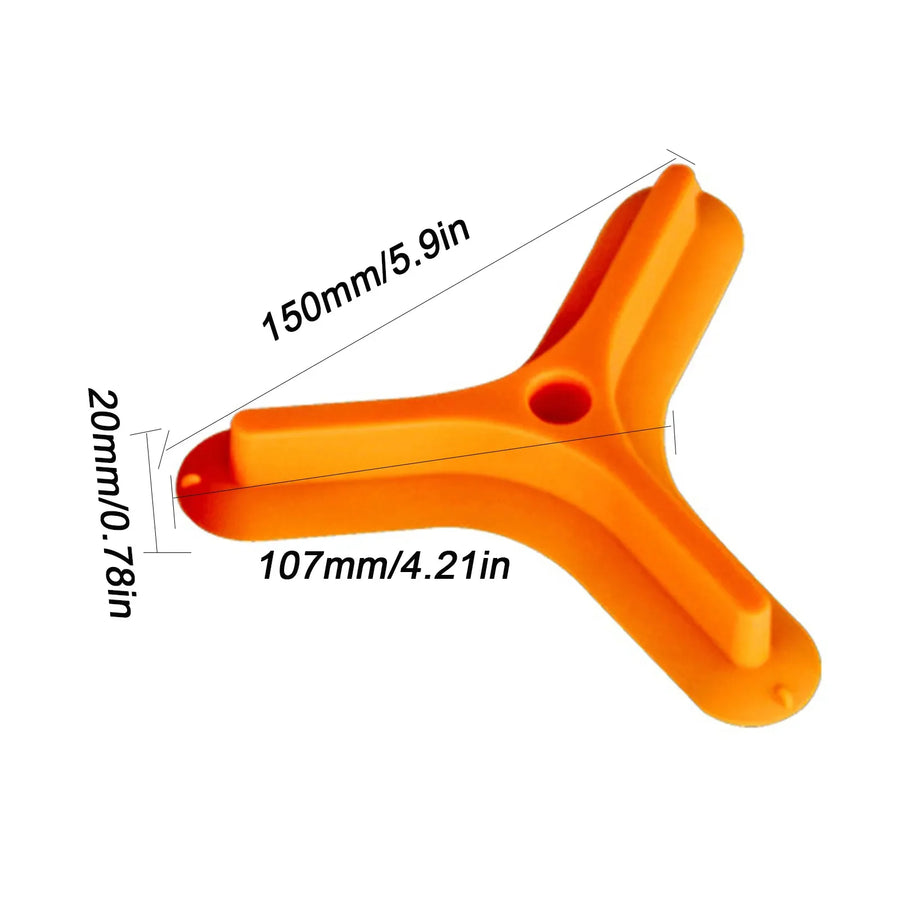 Food-Grade Silicone 3-Compartment Food Separator - Image 2