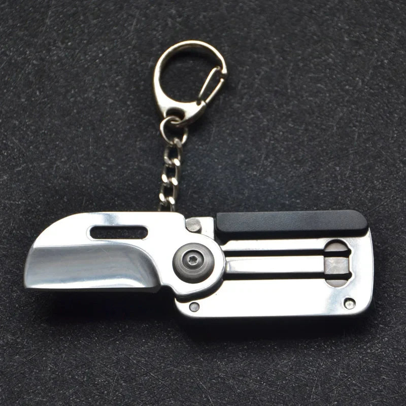 Mini Folding Knife Portable Keychain Tool - Image 2