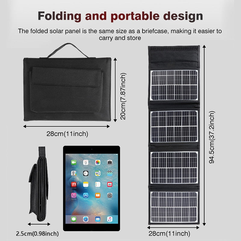 Solar Power Foldable Travel Power Bank - Image 8