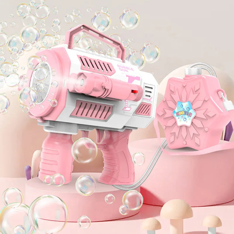 Flashing Automatic Large Capacity Bubble Gun - Image 1