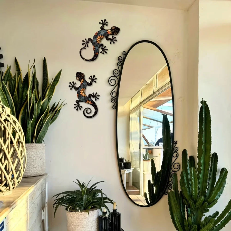 Artistic Mosaic Gecko Wall Decor - Image 4