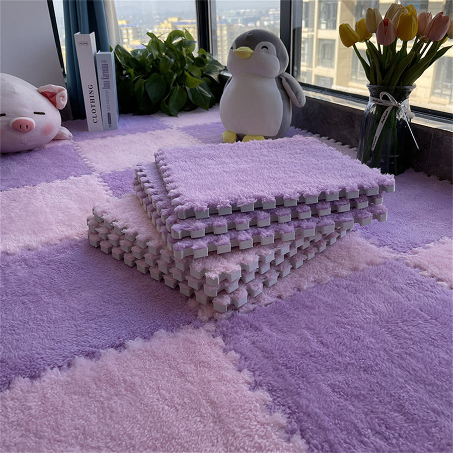 DIY Winter Plush Puzzle Mat - Image 17