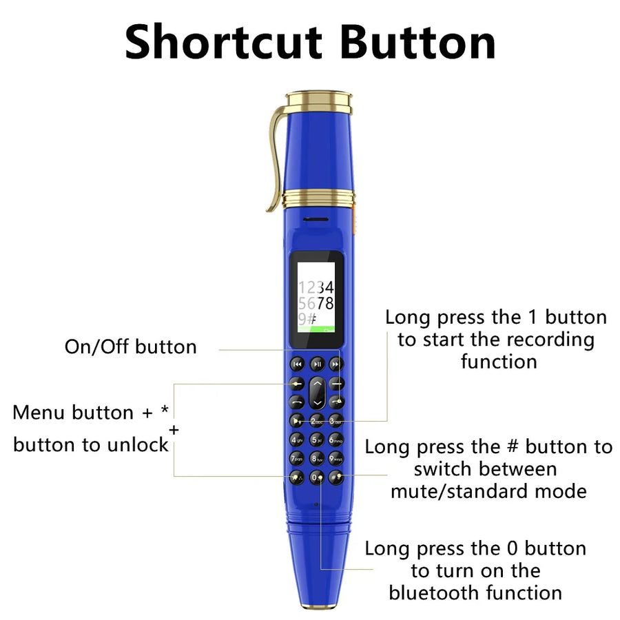 SpyLine Ultra Slim Pen-Shaped Mobile Phone - Image 5