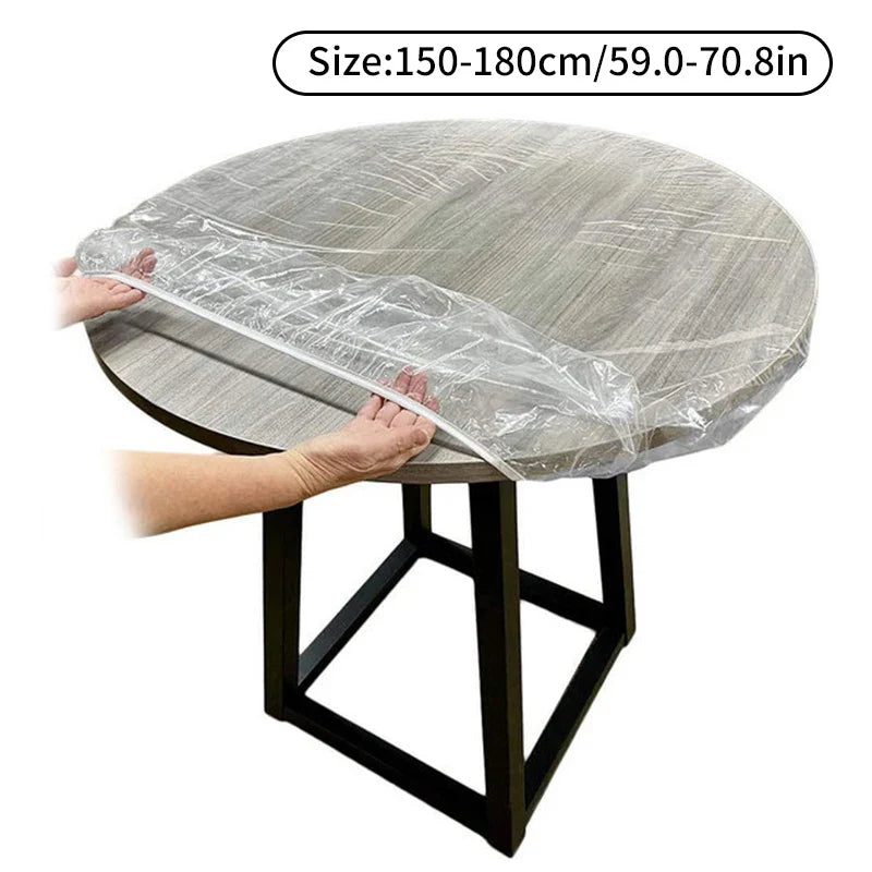 Transparent PVC Waterproof Long Life Protective Table Cover - Image 9