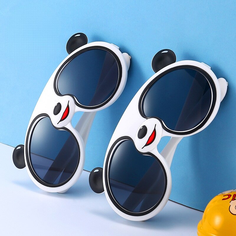 Cute Panda Soft Bracket Kids Sunglasses - Image 1