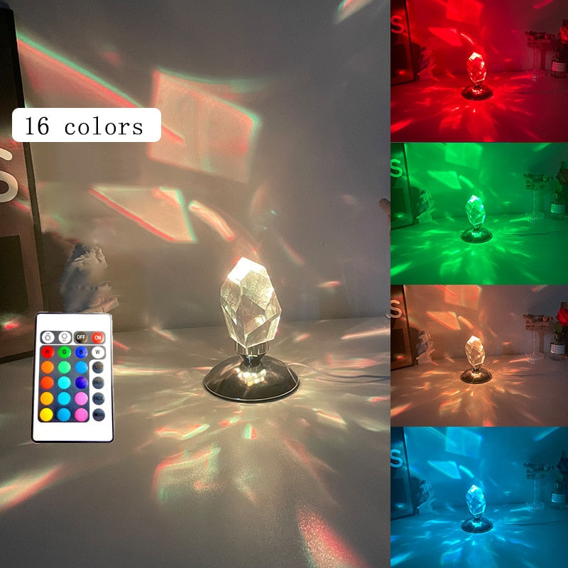 Luxury Crystal Stone Atmosphere Lamp - Image 1