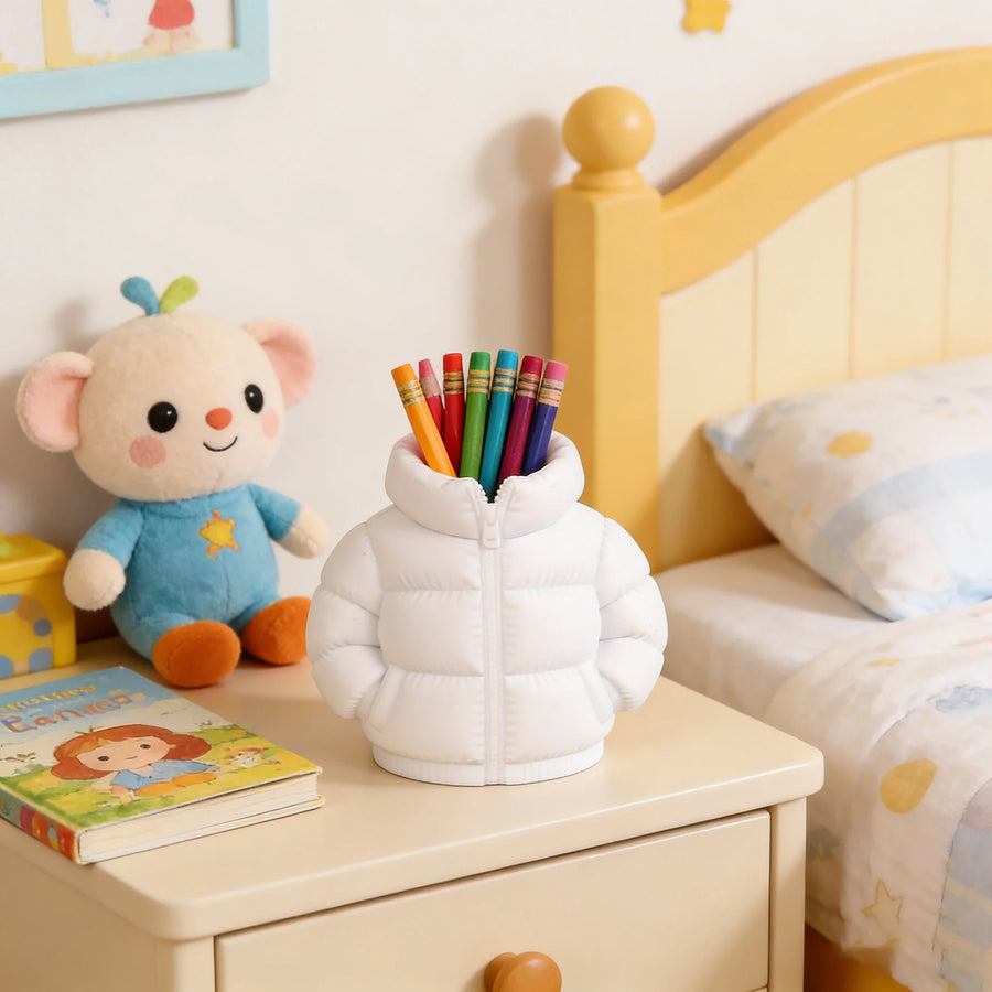 Mini Puffer Jacket Pen Holder - Image 2