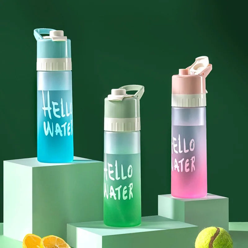 Outdoor Hiking Spray Cooling Water Bottle - Image 3