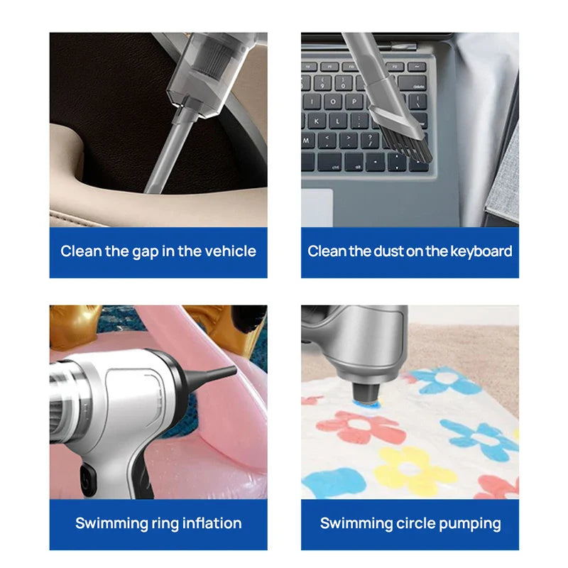 3in1 Strong Suction Wireless Handheld Vacuum Cleaner - Image 7