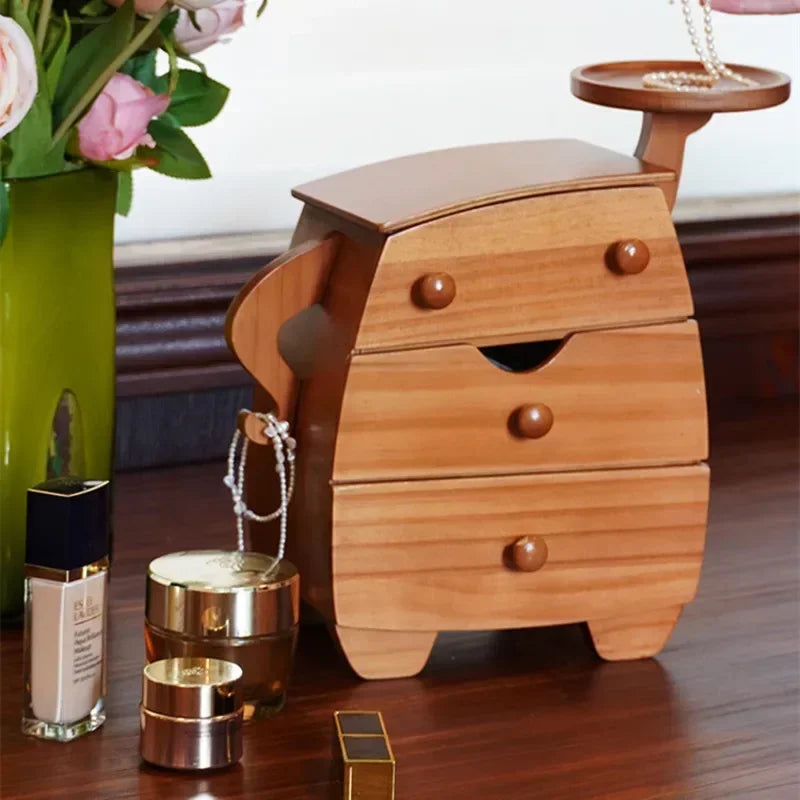 Sassy Wooden Jewelry Mini Storage Box - Image 1
