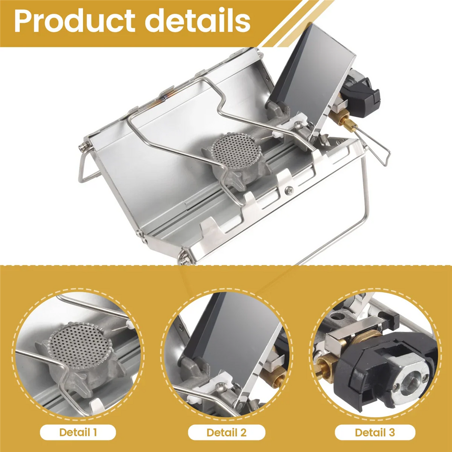 Wild Burner Foldable High-Power Camping Gas Stove - Image 2