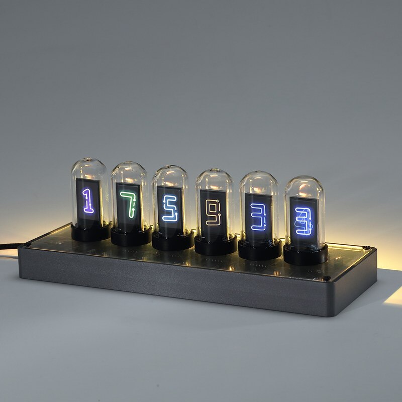 Digital Creative Vintage Glass Tube Clock - Image 2