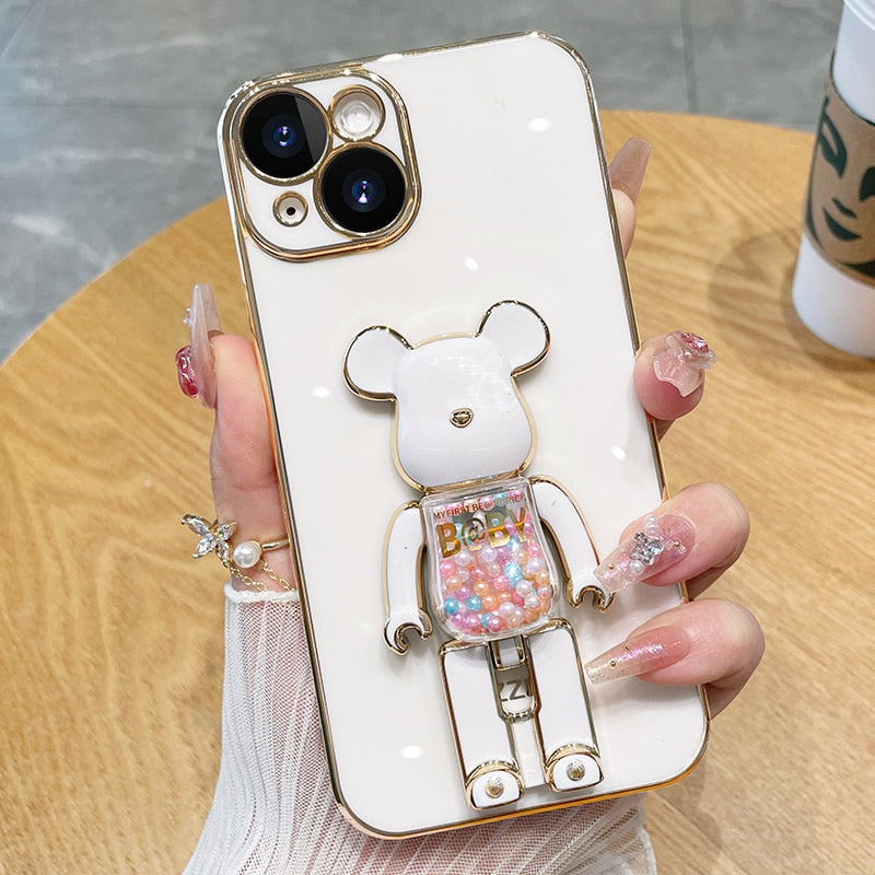 Bear Lover Colorful 3D Doll Phone Case - Image 4